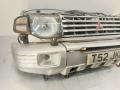 передняя часть (ноускат) Mitsubishi Pajero 2 поколение [рестайлинг] 1999, 3.0 л., i, 6G72 (DOHC 24V), бензин, АКПП, серебристый, внедорожник 3 дв., полный привод, правый руль, MR354630, MR376061, MR376062, MR391858, MR391883, MR391884 - фото №2