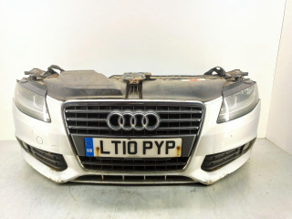 передняя часть (ноускат) Audi A4 B8/8K 2010, 2.0 л., TDi, CAGC, дизель, 6МКПП, серебристый, седан, передний привод, правый руль, 8K0807105GRU, 8K0805594J, 8K08536511QP, 8K0941029A, 8K0941030A