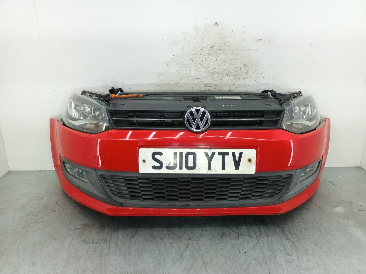 передняя часть (ноускат) Volkswagen Polo 5 поколение 2010, 1.2 л., i, CGPB, бензин, передний привод - фото №1