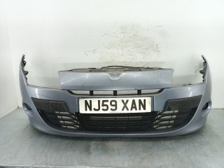 бампер передний Renault Megane 3 поколение 2009, 1.6 л., i, K4M 848, бензин, 5МКПП, синий, хетчбэк 5 дв., передний привод, правый руль, 620220036R