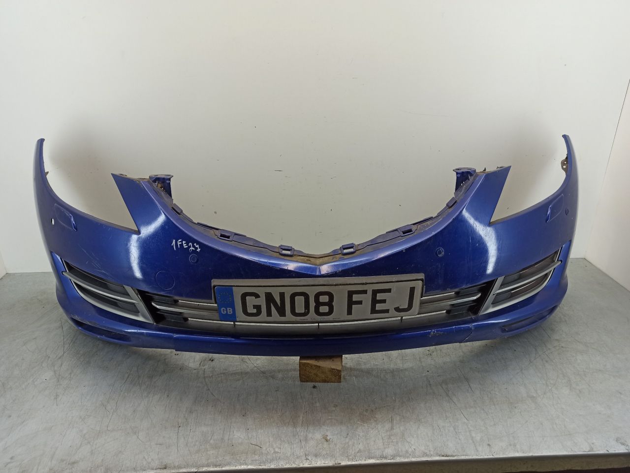 бампер передний Mazda 6 GH 2008, 2.0 л., TD, дизель, 6МКПП, синий, универсал, передний привод, правый руль, GS7T-50-031F-BB, GS7T50031FBB - фото №1