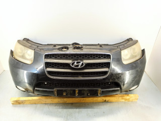 передняя часть (ноускат) Hyundai Santa Fe 2 поколение (CM) 2006, 2.2 л., CRDi, D4EB, дизель, АКПП, чёрный, внедорожник 5 дв., полный привод, правый руль, 86511-2B020, 86591-2B000, 86525-2B000, 86561-2B010, 64101-2B000, 92101-2B070, 92102-2B070