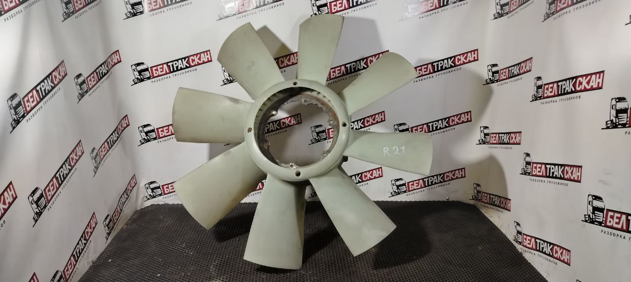 крыльчатка вискомуфты Scania R 5 серия 2011, 11.7 л., DC 12.15, дизель, АКПП, white ivory, задний привод, 2132266, 2052003, 1856995, 1453967, 1453967, 2410086 - фото №1