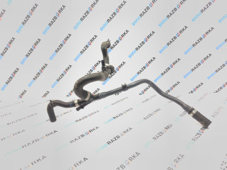 патрубок радиатора Porsche Taycan 1 поколение 2022, электро, универсал, полный привод, правый руль, 9J1121661, 9J1121070B