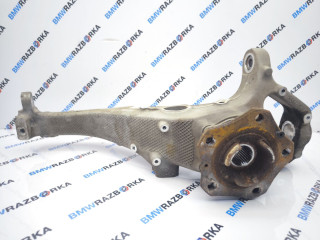 кулак поворотный левый Porsche Taycan 1 поколение 2022, электро, универсал, полный привод, правый руль, 9J0407245