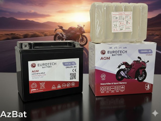 аккумулятор (AKБ) , 20AH, MOTO, 20MOTO, 20AGM, EBX20L-BS, EUROTECH, EBX20L-BS