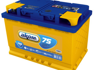аккумулятор (AKБ) , L3, 75AH, L3R, AKOM75
