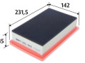 фильтр воздушный Fiat 500L 1 поколение (2012 - 2026), 1.6 л., бензин, 68202151AA, 68073648AA, 51885139, AR1453PMS - фото №3