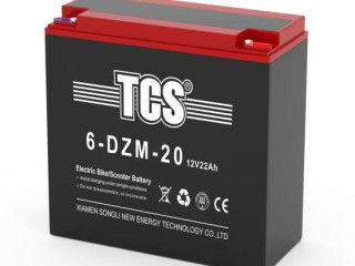 аккумулятор (AKБ) , 6DZM20, 22AH, TYAGOVYI, 6-DZM-20