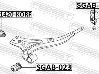 сайлентблок SsangYong Korando 1 поколение (1988 - 1996), 4451734000, SGAB-023