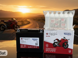 аккумулятор (AKБ) , 7AH, MOTO, EUROTECH, 7AGM, EB7DL-BS