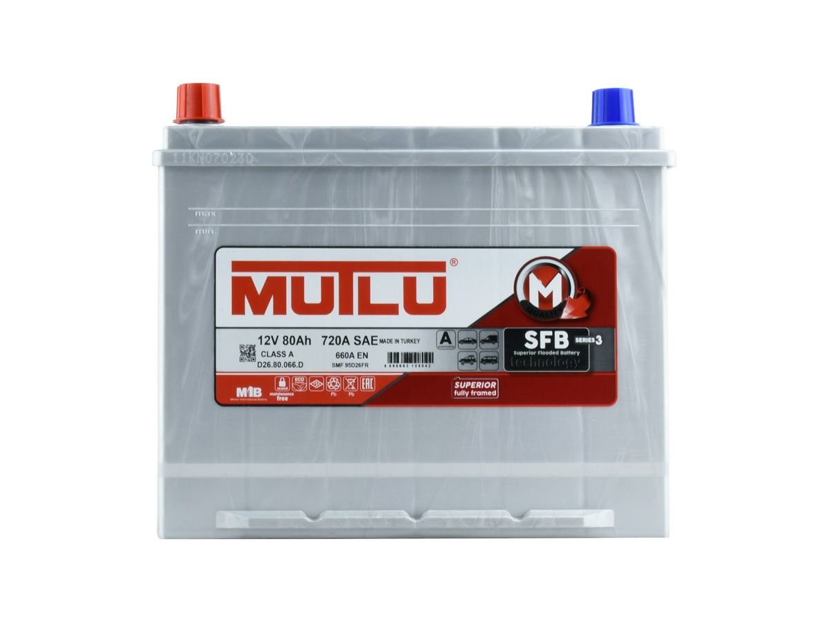 аккумулятор (AKБ) , D26, 70AH, N50, 72AH, SMF95D26FR, D26.80.066.D - фото №1