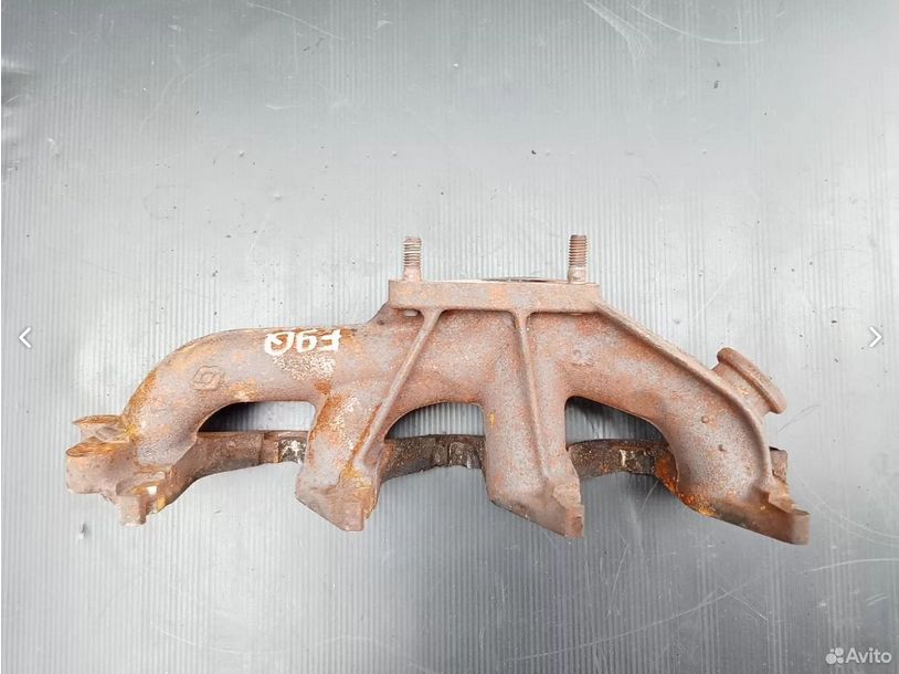 коллектор выпускной Renault Trafic 2 поколение 2005, 1.9 л., F9Q 760, дизель, МКПП, 4410121, 7700110182, 8200091430, 93160175 - фото №1