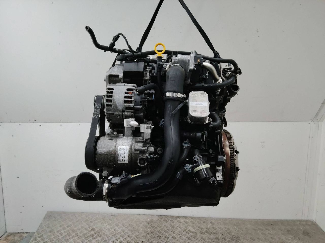 двигатель Volkswagen Polo 5 поколение 2013, 1.6 л., дизель, МКПП, CAY - фото №1