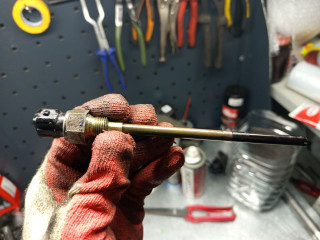 датчик уровня масла Renault Trafic 2 поколение 2005, 1.9 л., F9Q 760, дизель, МКПП