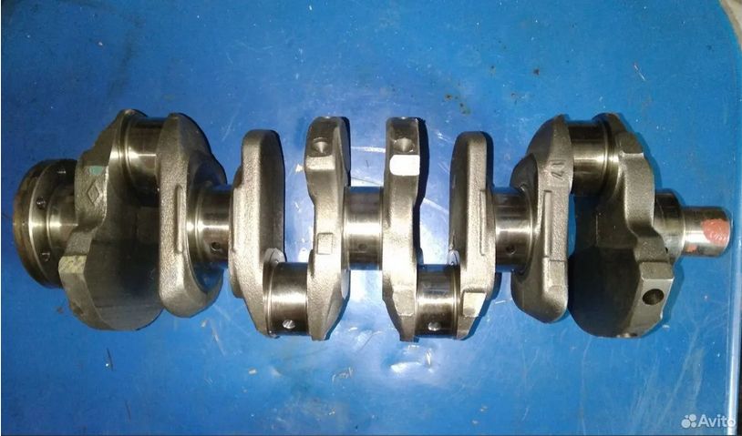 коленвал Renault Trafic 2 поколение 2005, 1.9 л., F9Q 760, дизель, МКПП, 7700111886, 8200037836, 8200037836 - фото №1