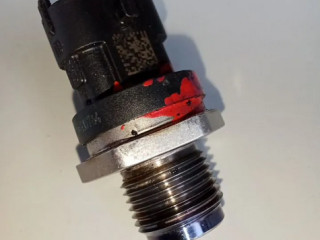 датчик давления топлива Renault Trafic 2 поколение [рестайлинг] 2008, 2.0 л., M9R 780, дизель, МКПП, 0281002801, 8200610764