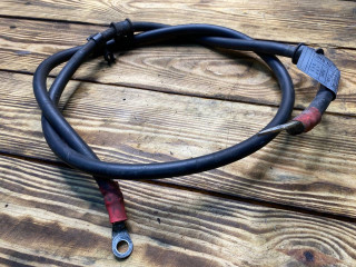 плюсовой провод аккумулятора BMW 3 серия E46 E46/2 2001, 1.9 л., M43 B19 (194E1), бензин, МКПП, купе, 12421707017, 1707017