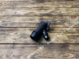 фланец (тройник) системы охлаждения BMW 1 серия E81/E82/E87/E88 E87 2006, 2.0 л., M47 D20 (204D4), дизель, АКПП, хетчбэк 5 дв., 11122247744, 2247744