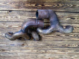 коллектор выпускной BMW 7 серия E65/E66/E67 E65 2001, 3.6 л., N62 B36 A, бензин, АКПП, седан