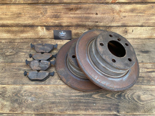 диск тормозной задний BMW 3 серия E46 E46/2 2001, 1.9 л., M43 B19 (194E1), бензин, МКПП, купе, 34211165457, 1165457