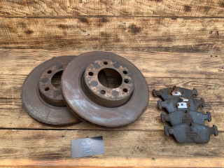 диск тормозной передний BMW 3 серия E46 E46/2 2001, 1.9 л., M43 B19 (194E1), бензин, МКПП, купе, 34111165455, 1165455