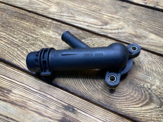 фланец (тройник) системы охлаждения BMW 3 серия E46 E46/2 2001, 1.9 л., M43 B19 (194E1), бензин, МКПП, купе