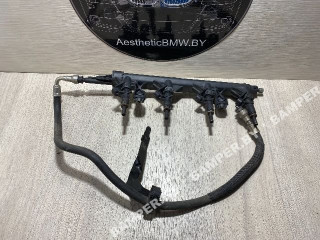 топливная рампа Mini Cooper 1 поколение [рестайлинг] R56 2006, 1.6 л., N12 B16 A, бензин, МКПП, хетчбэк 5 дв., 13537528178