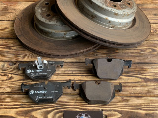 диск тормозной задний BMW 3 серия E90/E91 [рестайлинг] E90 2010, 3.0 л., N57 D30 A, дизель, АКПП, седан, 34216855004, 6855004, 34216764655, 6764655