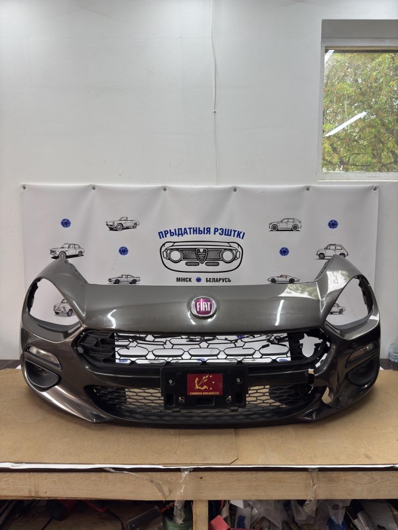 бампер передний Fiat 124 Spider 1 поколение 2018, 1.4 л., бензин, МКПП, серый, родстер, задний привод - фото №1
