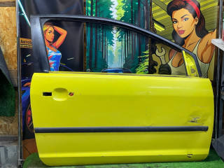 дверь Ford Focus 2 поколение BK 2006, 1.4 л., ASDB, бензин, желтый, купе, передний привод