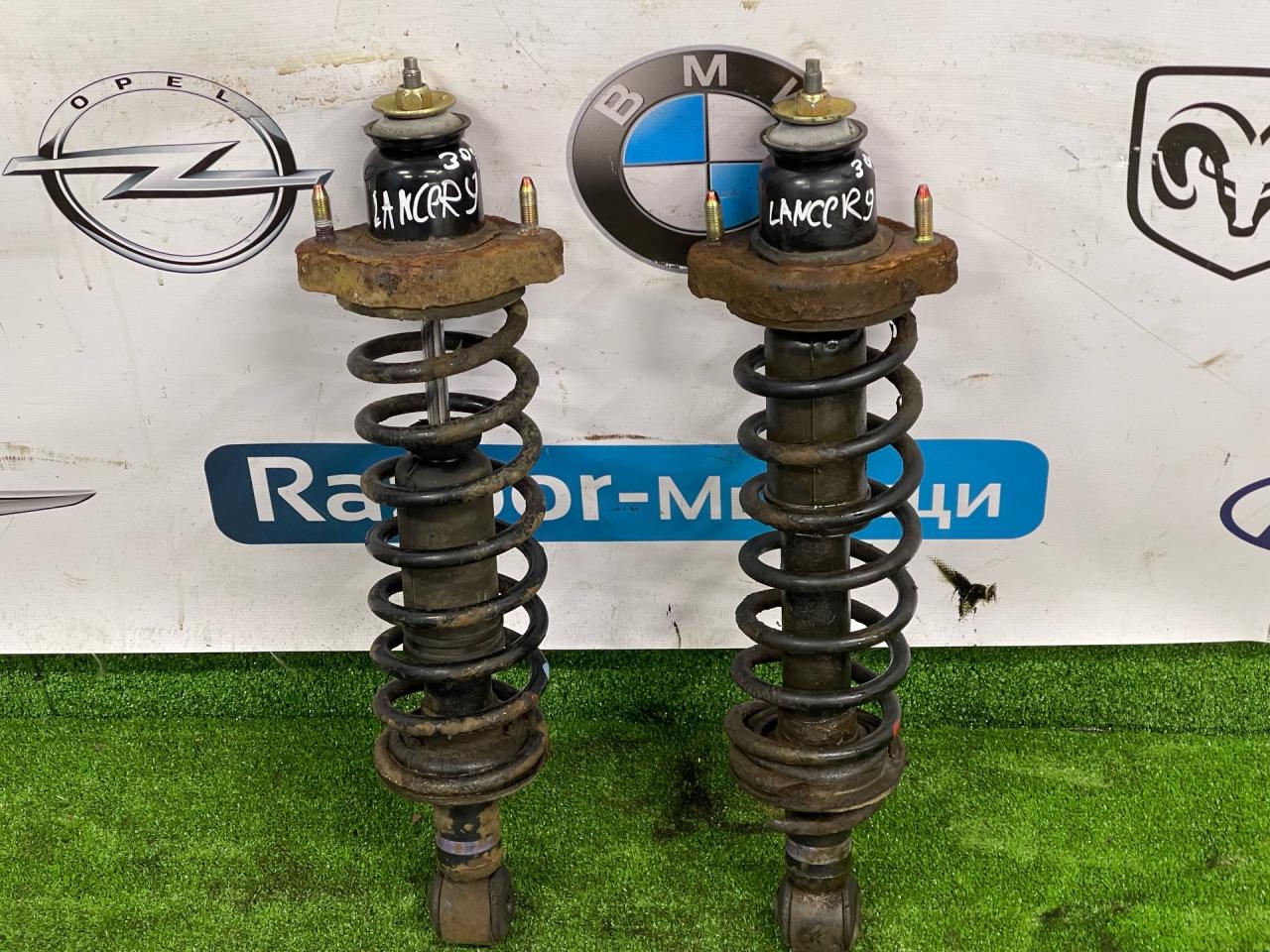 амортизатор задний Mitsubishi Lancer 9 поколение 2004, 1.6 л., 4G18, бензин, АКПП, пурпурный, седан, передний привод, MN101960 - фото №1