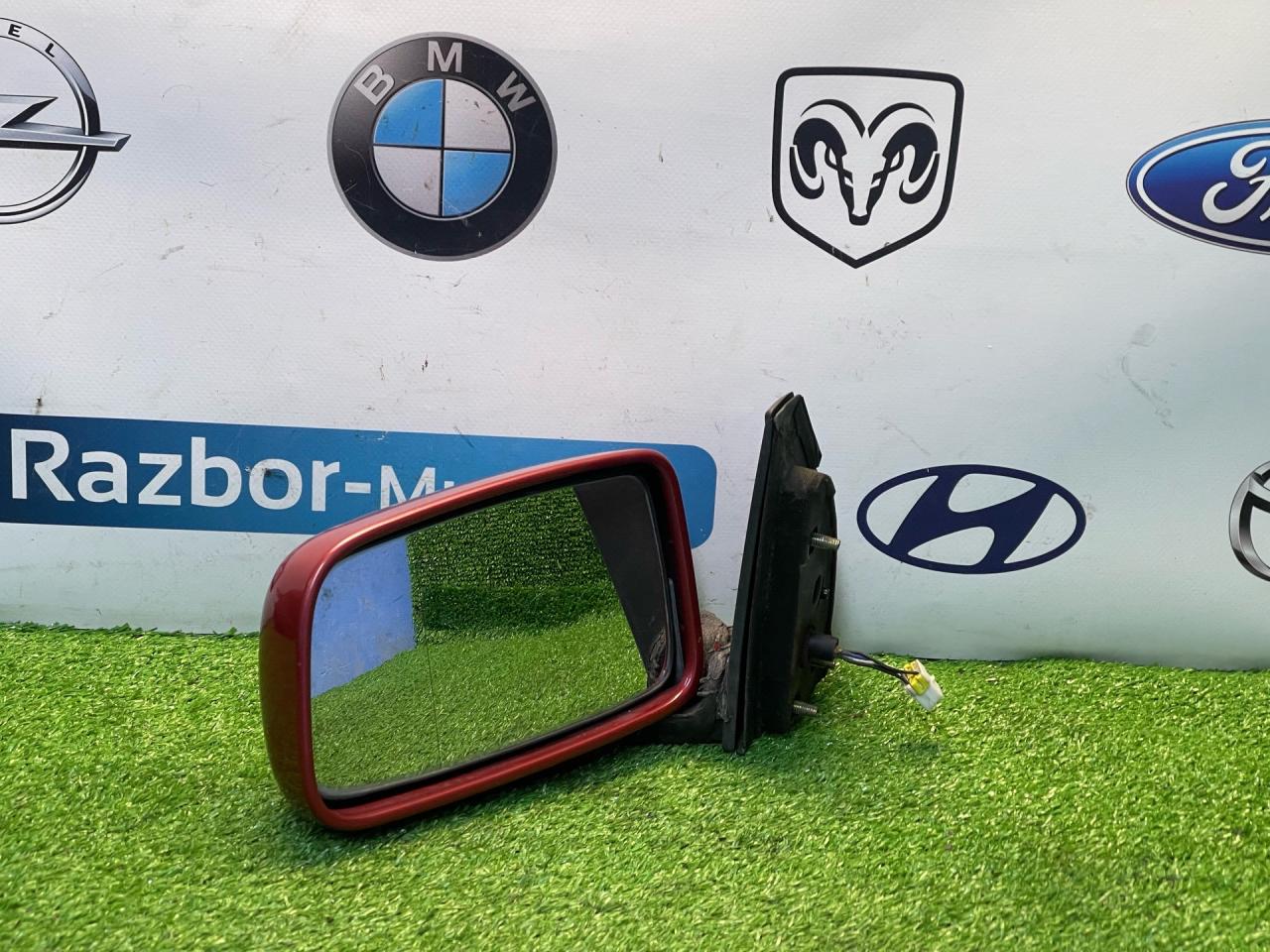 зеркало наружное левое Mitsubishi Lancer 9 поколение 2004, 1.6 л., 4G18, бензин, АКПП, пурпурный, седан, передний привод, 0104968 - фото №1