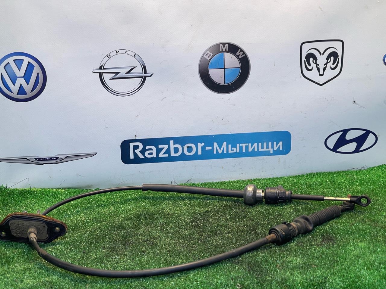 трос кулисы КПП Mitsubishi Lancer 9 поколение 2004, 1.6 л., 4G18, бензин, АКПП, пурпурный, седан, передний привод - фото №1