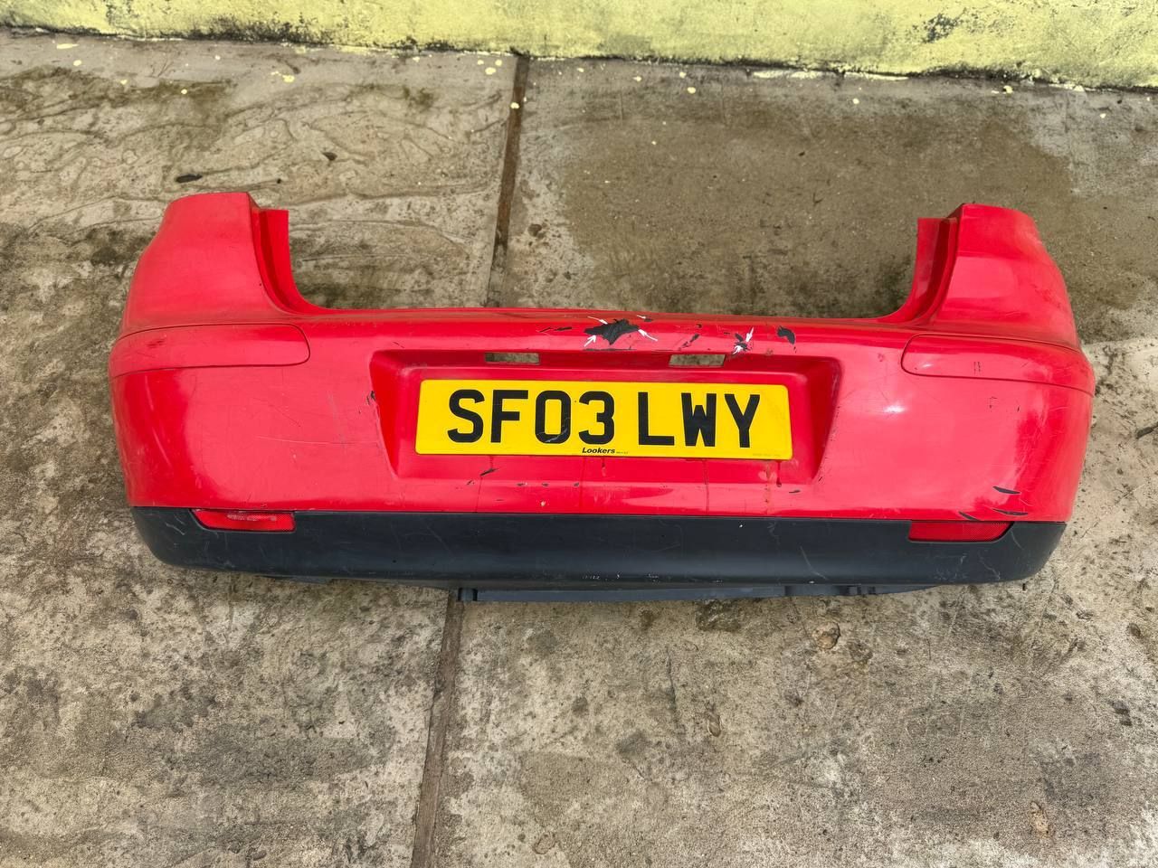 бампер задний SEAT Ibiza 3 поколение 2005, бензин, МКПП, хетчбэк 3 дв., 6L6807421F - фото №1
