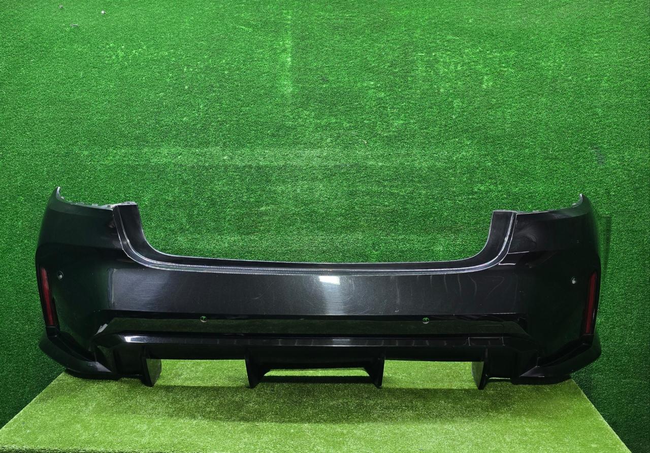 бампер задний BMW M3 G80/G81 G80 2021, 3.0 л., S58B30A, бензин, МКПП, 475, седан, задний привод, 8086593, 51128086593 - фото №1