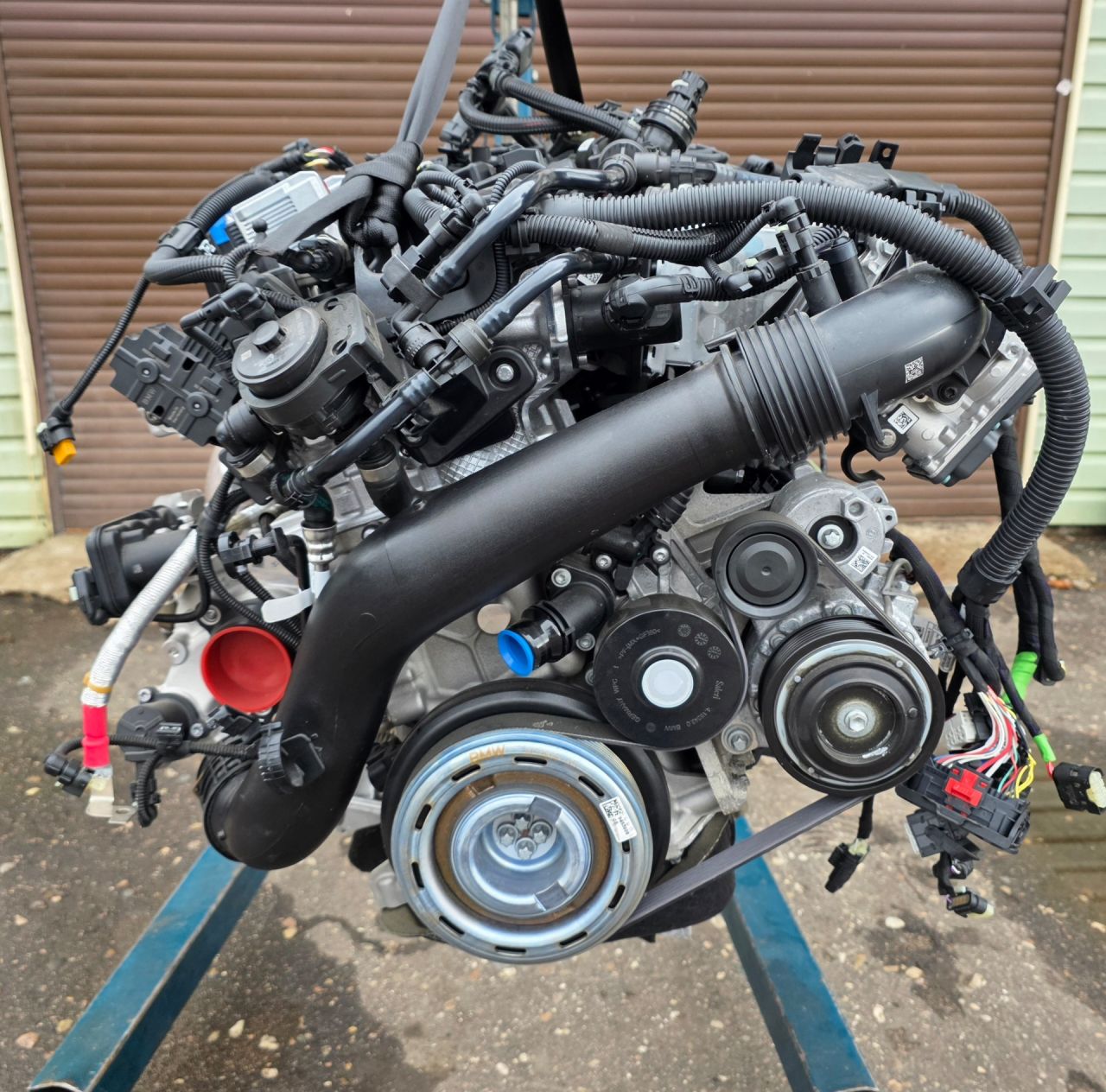 двигатель BMW X6 G06 [рестайлинг] G06 2023, 3.0 л., B58B30P, бензин, АКПП, carbonschwarz metallic (416), внедорожник 5 дв., полный привод, 5A5B300, B58B30P