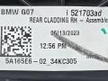 молдинг двери задней правой BMW X7 G07 [рестайлинг] G07 2024, 3.0 л., B58B30P, бензин, АКПП, black sapphire metallic (475), внедорожник 5 дв., полный привод, правый руль, 5A165E6, 51135A165E6 - фото №8