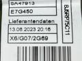 дверная проводка BMW X7 G07 [рестайлинг] G07 2024, 3.0 л., B58B30P, бензин, АКПП, black sapphire metallic (475), внедорожник 5 дв., полный привод, правый руль, 5A47913, 5A47913 - фото №4
