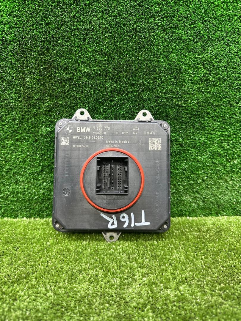 блок управления светом BMW X3 G01 2021, 2.0 л., B46 B20 B, бензин, АКПП, schwarz 2 (668), внедорожник 5 дв., 7472770, A103, 7472770, 10EEG171599, OEE6171599, 2020-07-31, 147000056600, T16R, TL0851 - фото №1