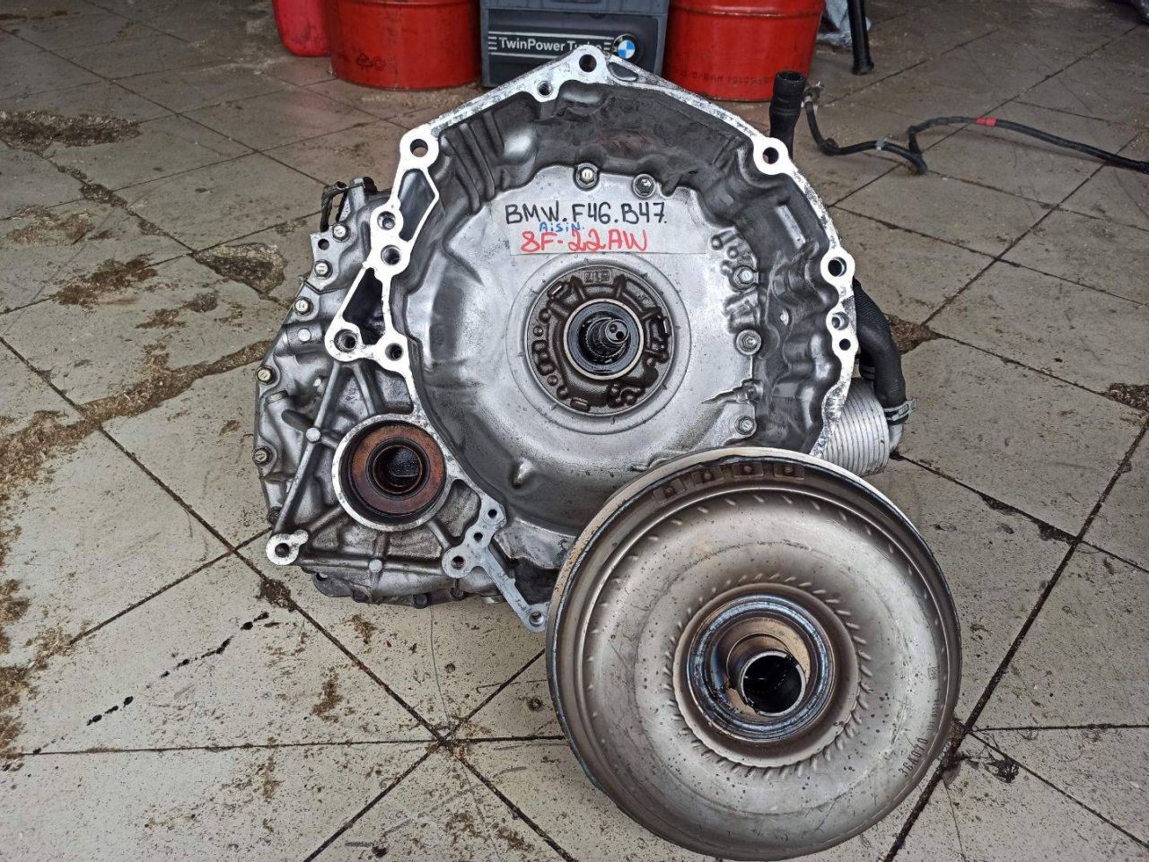 КПП автоматическая (АКПП) BMW 2 серия Gran Tourer F46 2016, 2.0 л., B47 C20 A, дизель, GA8F22AW, 8627098 - фото №1