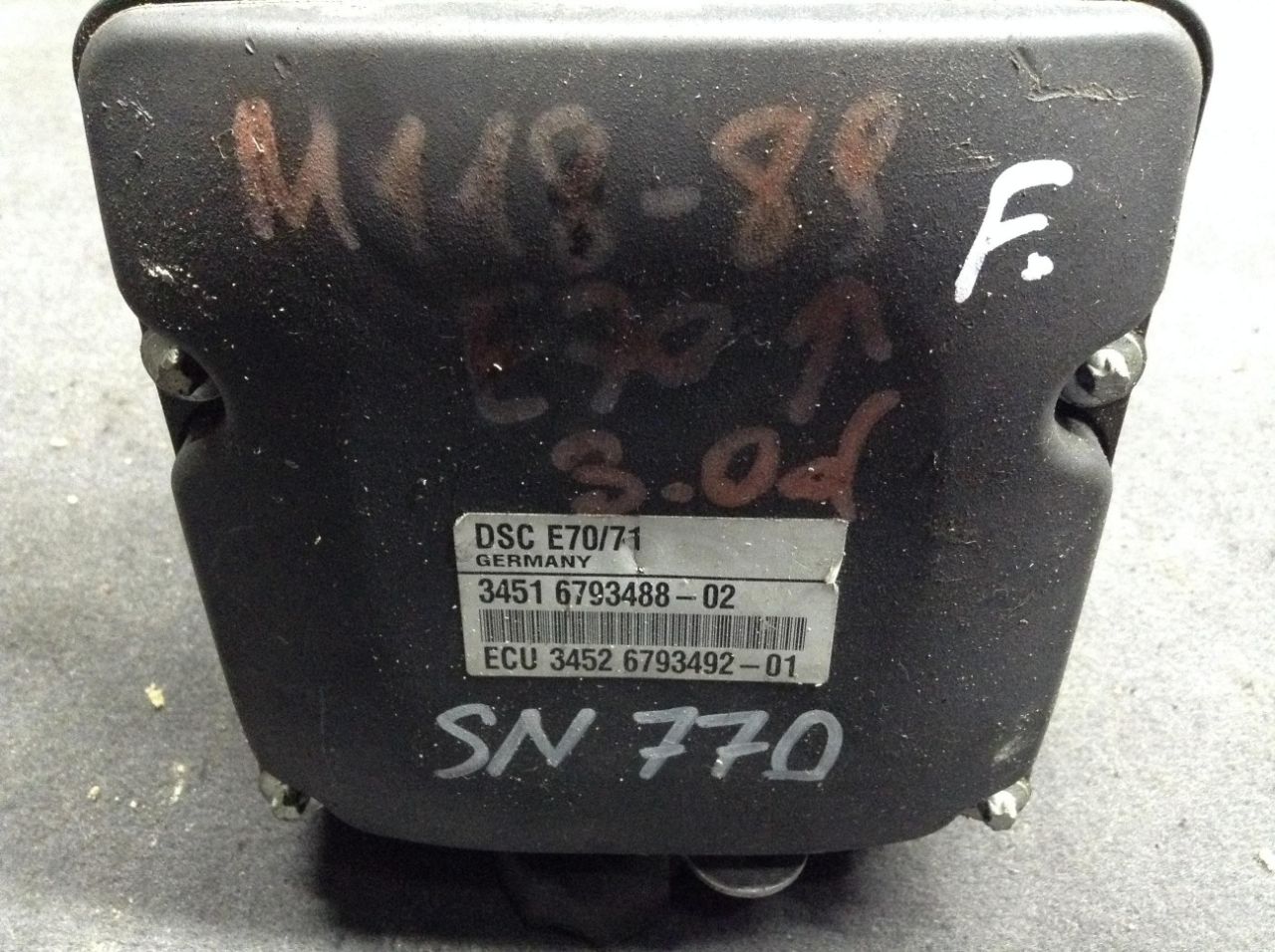 блок ABS BMW X5 E70 2010, 3.0 л., N57 D30 A, дизель, АКПП, внедорожник 5 дв., 34516793488, 0265960359 - фото №1