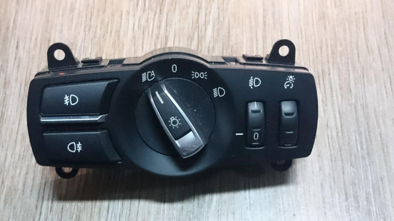 переключатель света BMW X3 F25 2013, 2.0 л., N47 D20 C, дизель, АКПП, черный, внедорожник 5 дв., 9192746, 9311220 - фото №1
