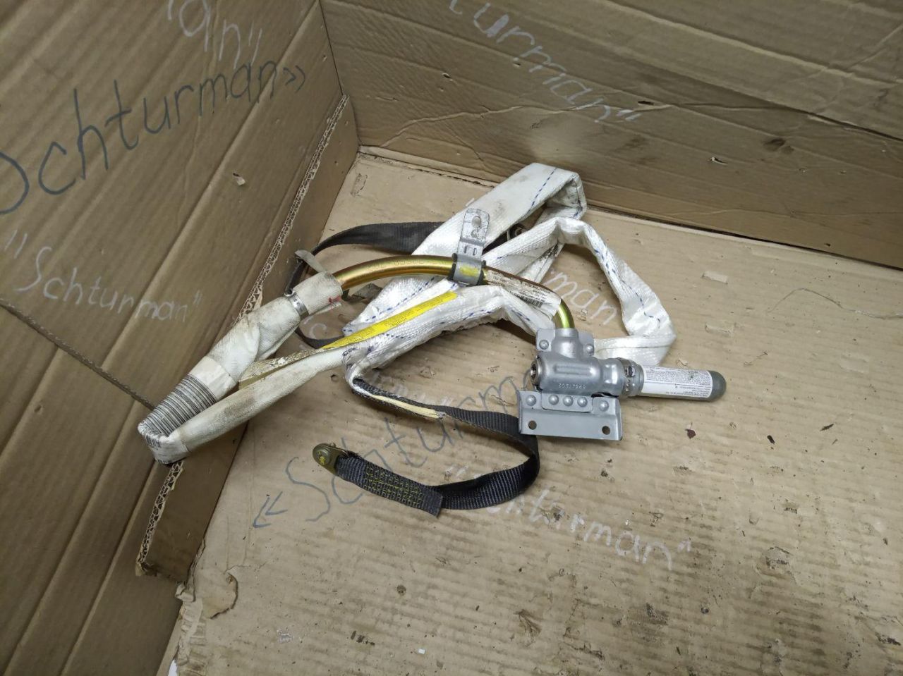 подушка безопасности коленная BMW X5 E53 2001, 8267152 - фото №1