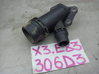 фланец (тройник) системы охлаждения BMW X3 E83 [рестайлинг] 2009, 3.0 л., дизель