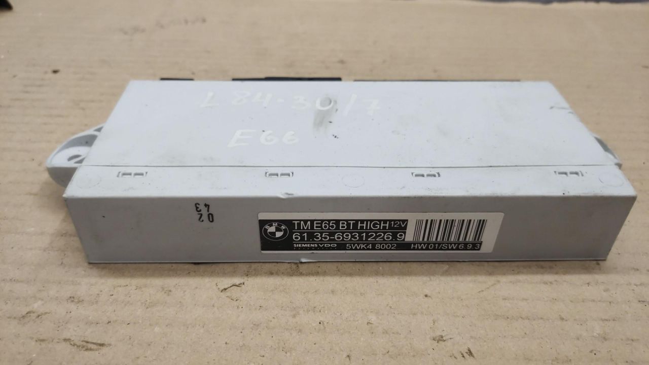 модуль управления двери BMW 7 серия E65/E66/E67 2003, 6.0 л., N73 B60 A, бензин, АКПП, седан, 6931226 - фото №1