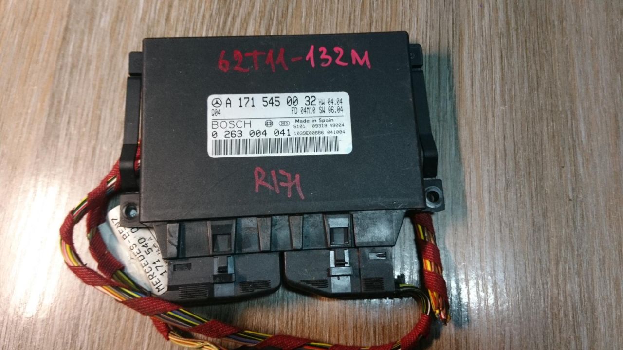 блок управления парктрониками Mercedes-Benz SLK-Класс R171 2006, 3.5 л., M 272.963, бензин, АКПП, серебристый, кабриолет, A1715450032, 0263004041 - фото №1