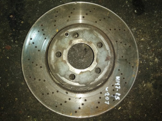 диск тормозной передний Mercedes-Benz E-Класс W212/S212/C207/A207 2011, 1.8 л., M 271.860, бензин, АКПП, черный, кабриолет