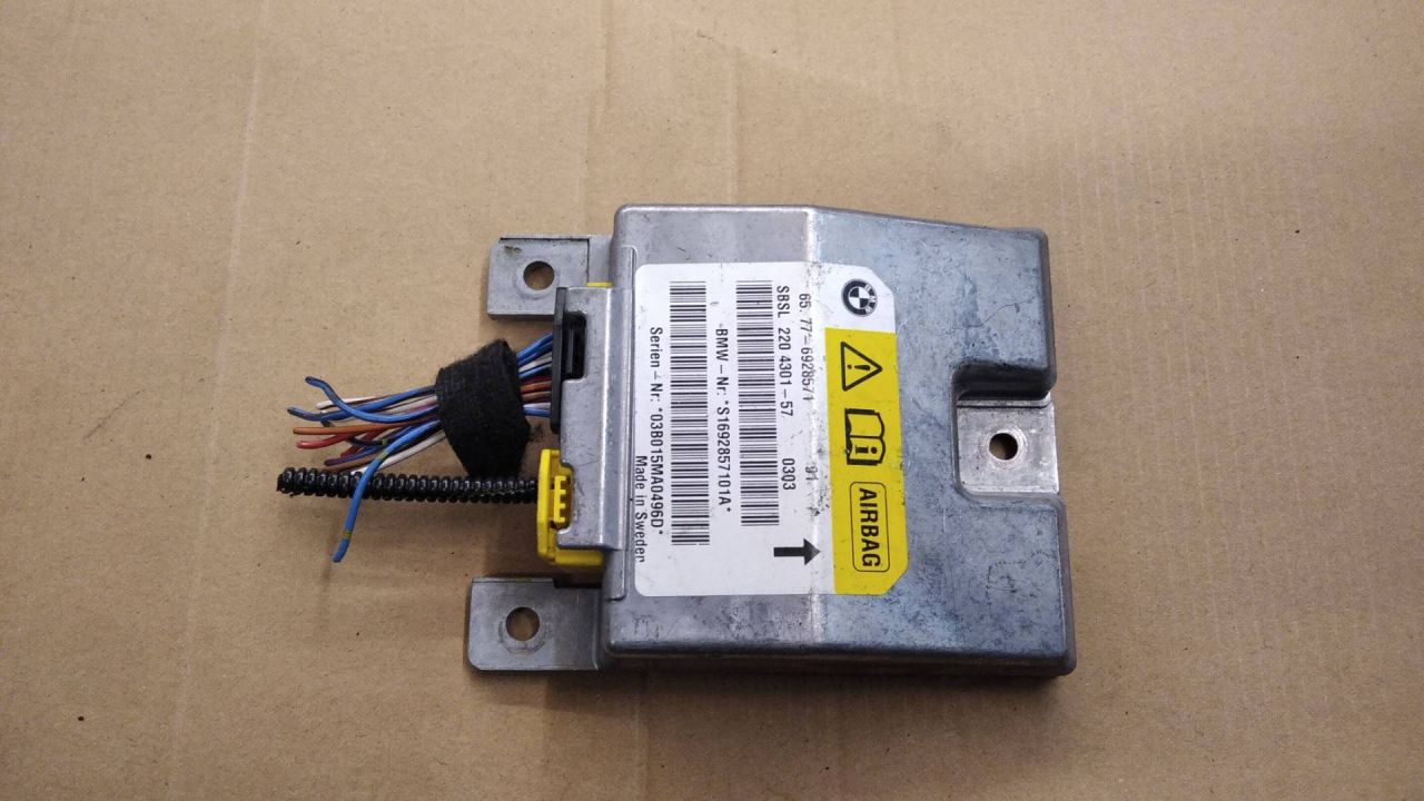 блок AirBag BMW Z4 E85 2003, 3.0 л., бензин, АКПП, кабриолет, 65776928570, 6928570, 6928571 - фото №1