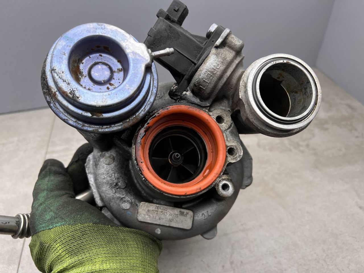 турбина BMW 7 серия F01/F02 (2008 - 2012), 4.4 л., N63 B44 A, бензин, 4571543 - фото №1